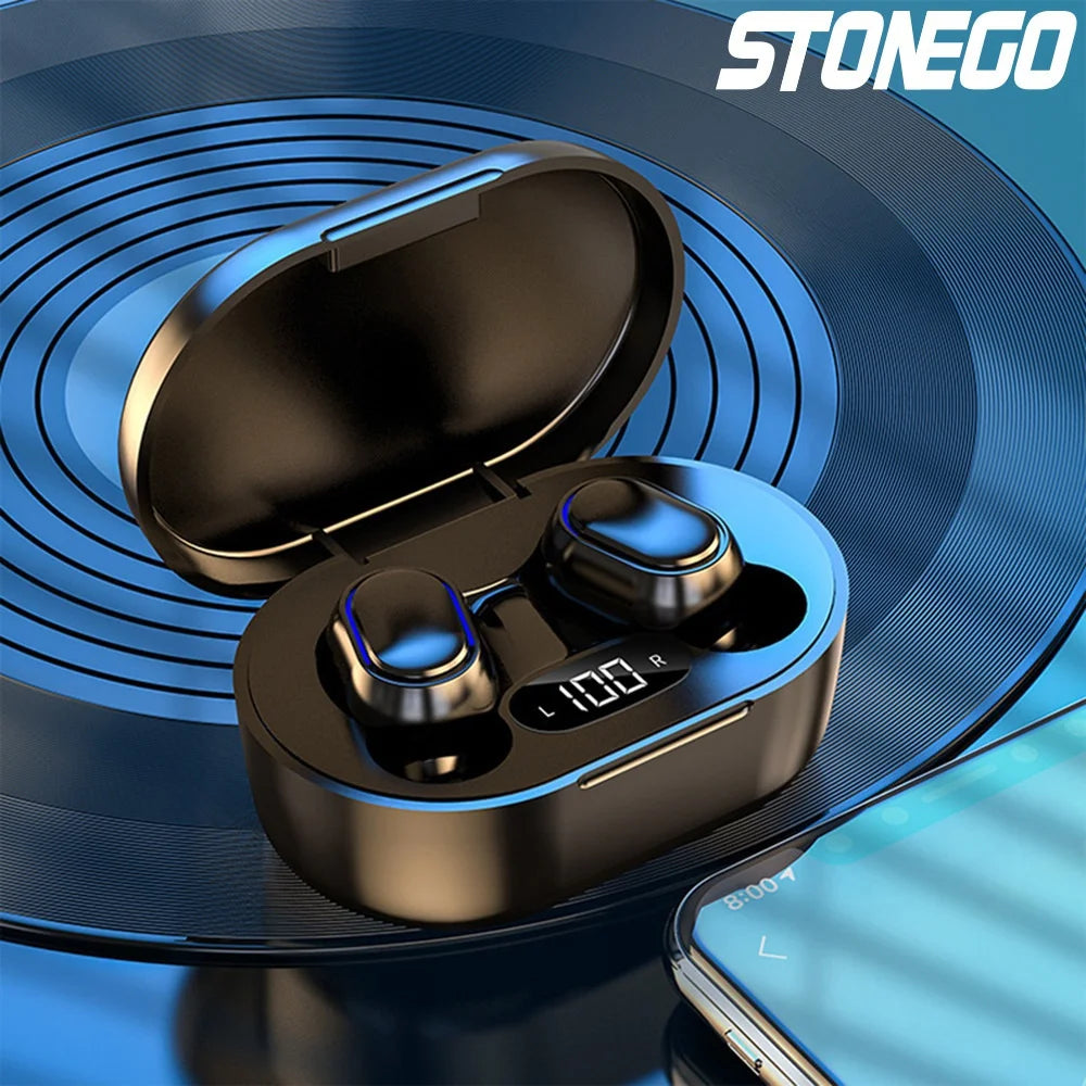 Wireless Bluetooth 5.0 Earbuds, Touch Control, Digital Display