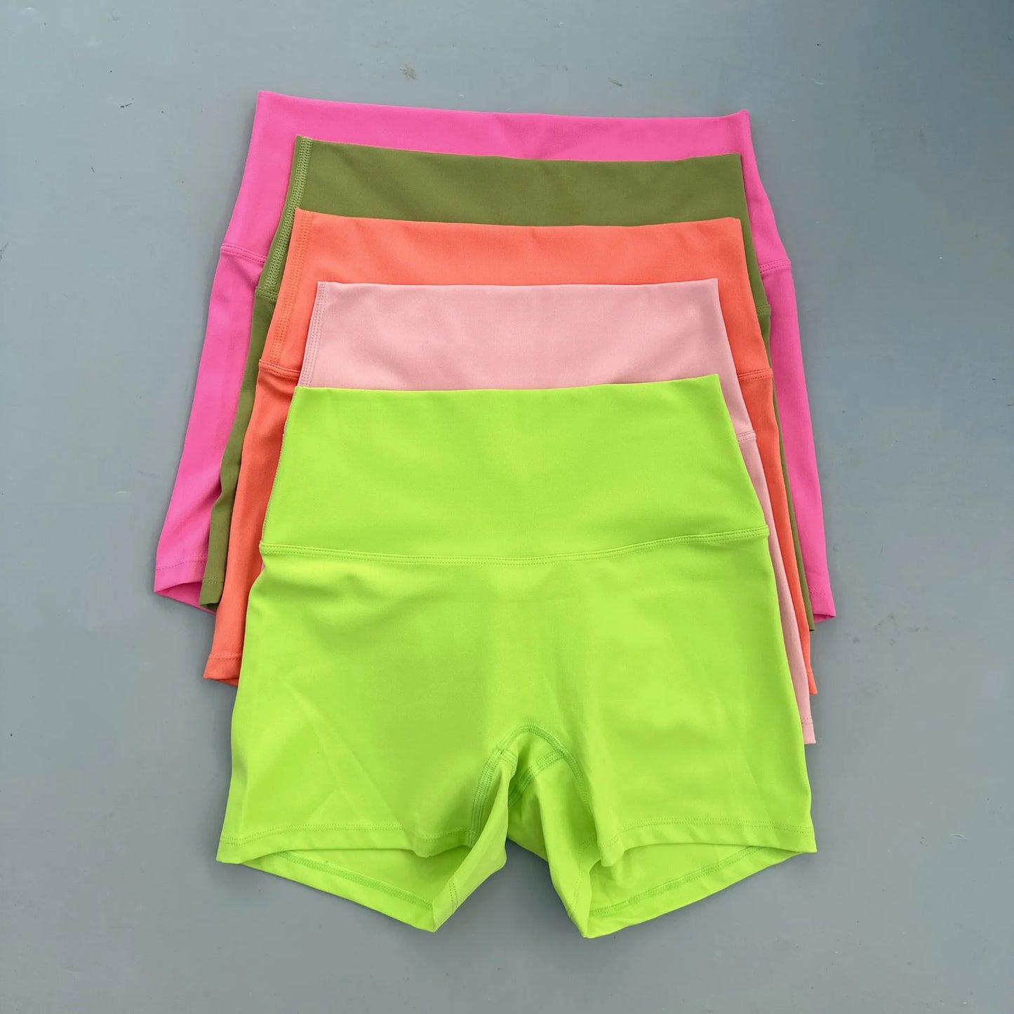 Solid Color tight Women Fitness Sport Short