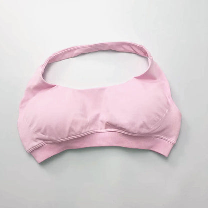 Halter Top Sports Bra Push-up Sexy Open Back