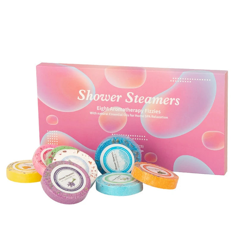 8PCS Bomb Bath Salt Gift Box Moisturizing Body Care