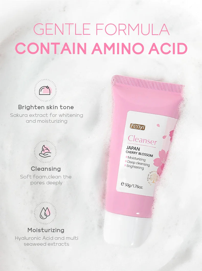 Vitamin C Facial Cleanser Skin Deep Cleansing Moisturizing Blackhead Removal