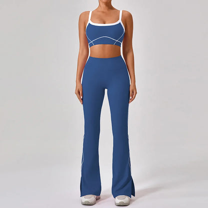 Women's Yoga Sets 2 Piece Set  Sport Bra And   Trousers