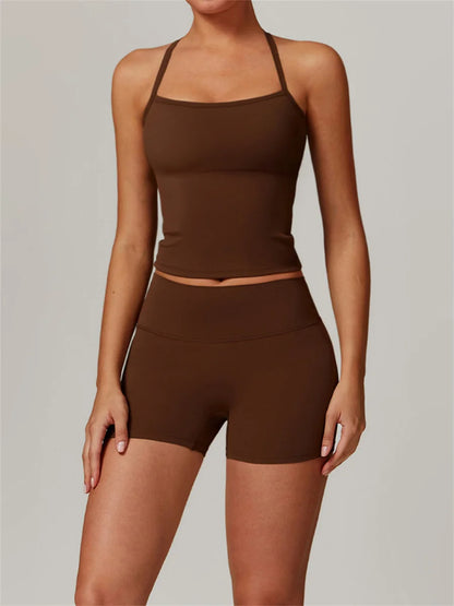 Sexy Spaghetti Strap Yoga Set