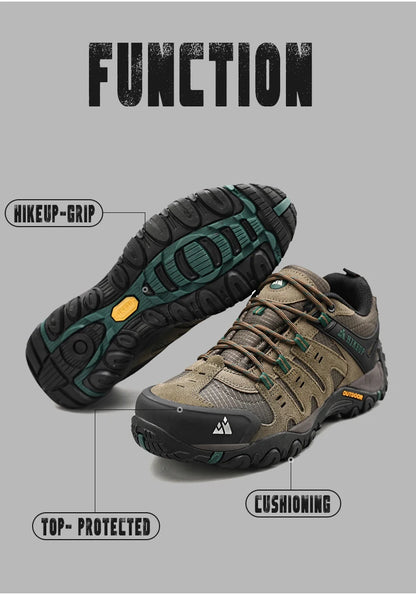Men's Hiking Shoes Suede Leather Outdoor Wear-resistant