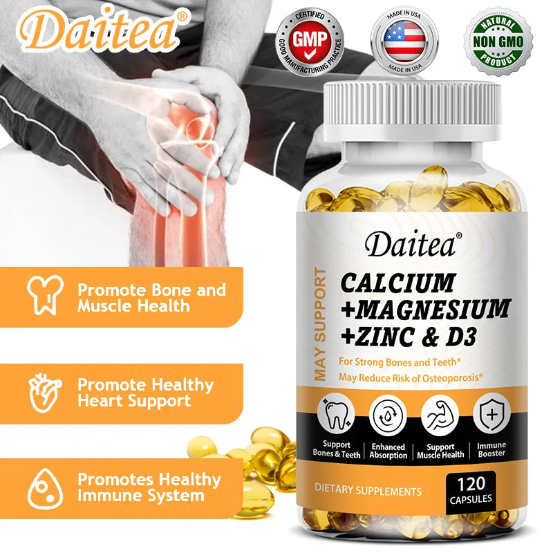 Calcium, Magnesium, Zinc + Vitamin D3