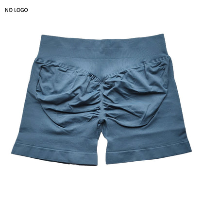 Scrunch Shorts Low Ribbed Band  Seamless Shorts Booty Hight Stretch