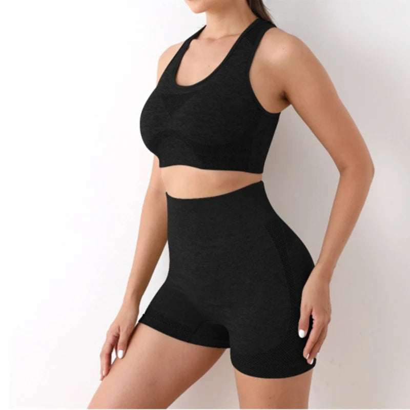 Gym Shorts Sport Bras Gym Set Seamless Yoga Sets