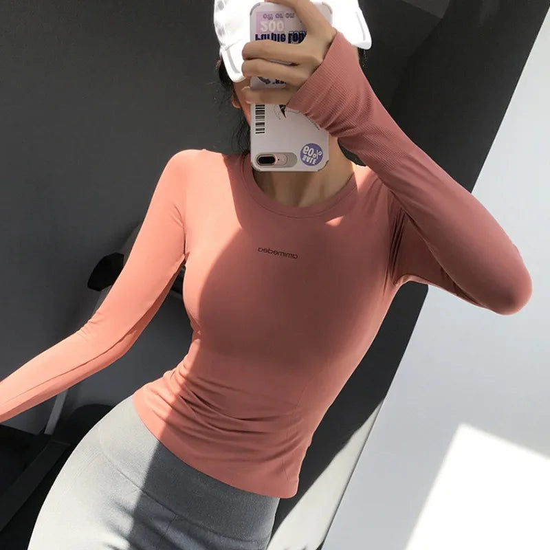 Fitness Tops Long Sleeve  Comfortable workout shirt