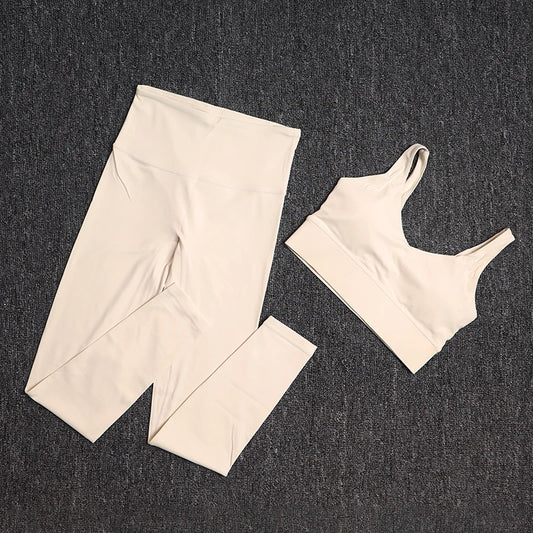 Yoga Set Bras High Waist Leggings