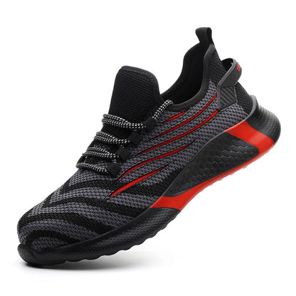 Men Work Safety Shoes  Anti-puncture Steel Toe Cap Shoes