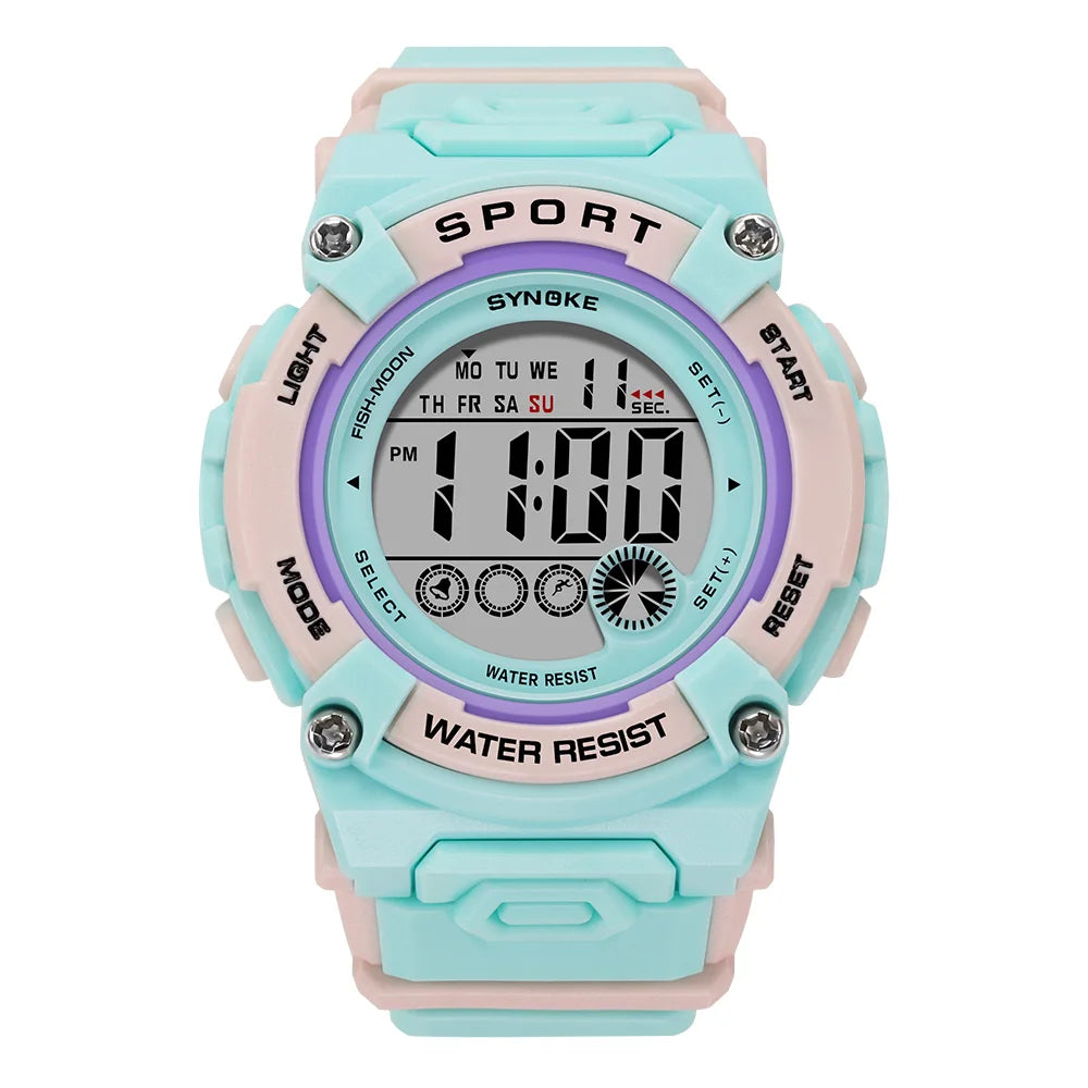 Student Watch Women's Watches Girls 50M Waterproof Watch Multifunctional Luminous Girl Boy Watch