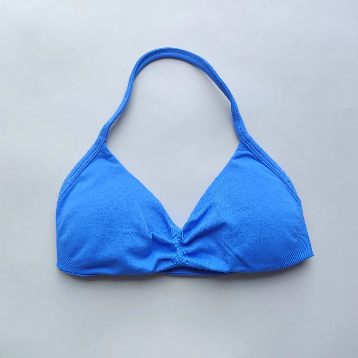 Sports Bra Strappy Backless Removable Cups