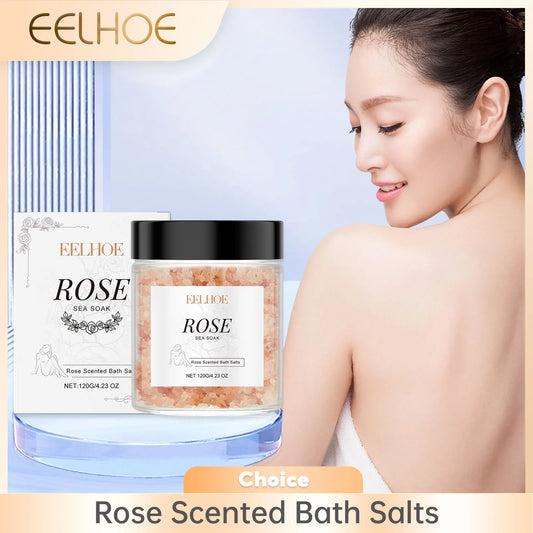 Rose Bath Salts Exfoliating Stress Relief Body Care