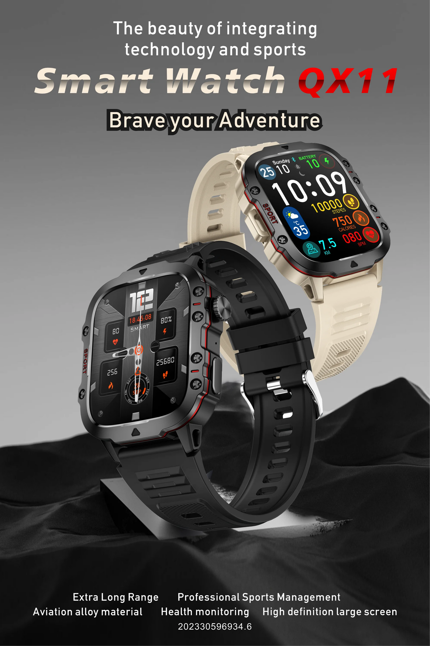 Original Men Smart Watch Bluetooth Call Fitness Clock 3ATM IP68 Swim Waterproof Sports Smartwatch