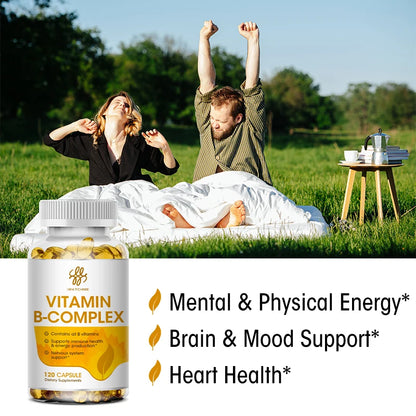 Vitamin B Capsule VB B1 B2 B3 B5 B6 B7 B9 B12