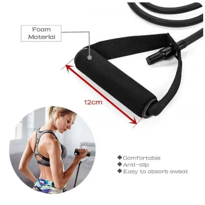 Resistance Bands with Handles Yoga Pull Rope Home Workout Strength Training