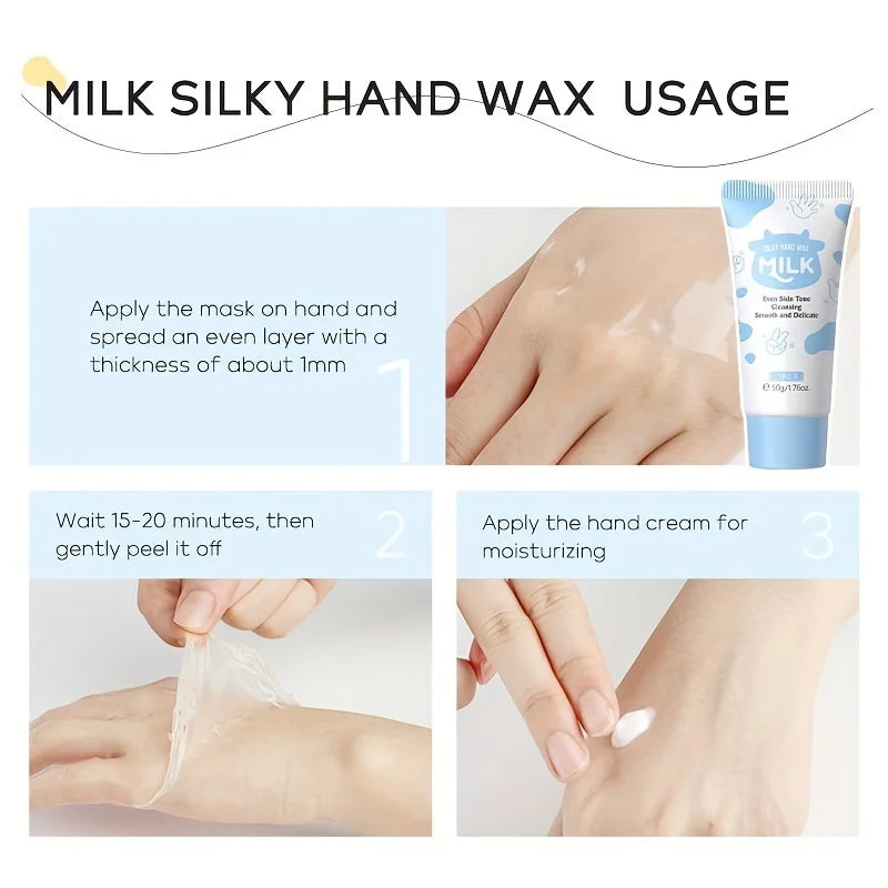 Skin Care Set  Facial Cleanser & Body Scrub & Hand Wax & Eye Cream & Sunscreen & Storage Bag