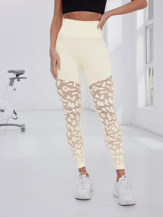 Seamless Yoga Pants Breathable High Waisted Leggings
