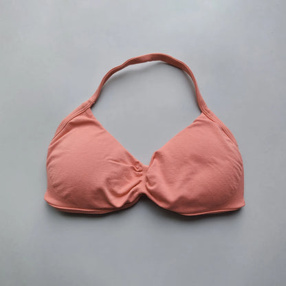 Sports Bra Strappy Backless Removable Cups