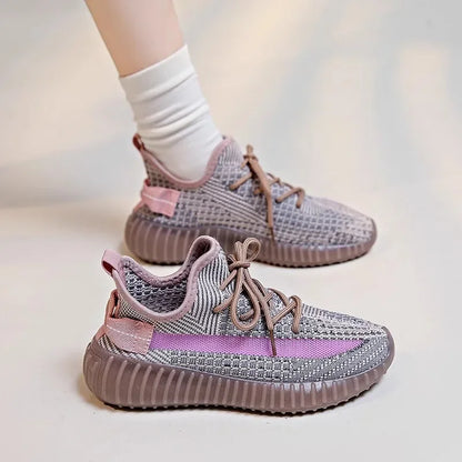 Casual Breathable Women's Soft Sole Versatile Lightweight Running Shoes