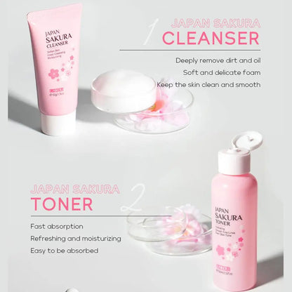 6pcs/ Skin Care Sets Face Cream Serum Toner Facial Cleanser  Skin Care Set Product Gift box