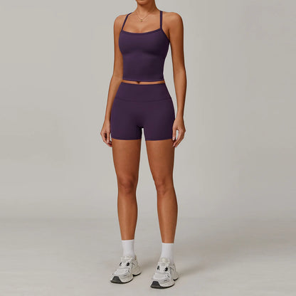 Sexy Spaghetti Strap Yoga Set