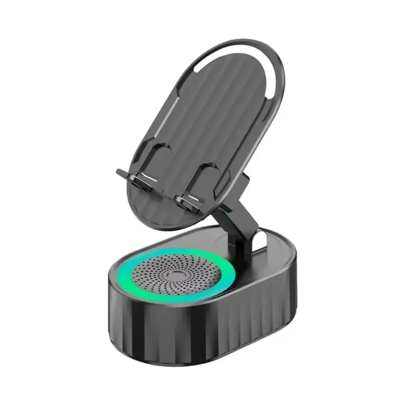 Mobile Cell Phone Stand Holder With Bluetooth Speaker HD Portable Wireless Speaker