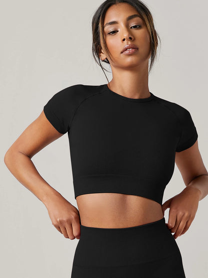 Yoga Top Seamless Sport T Shirts
