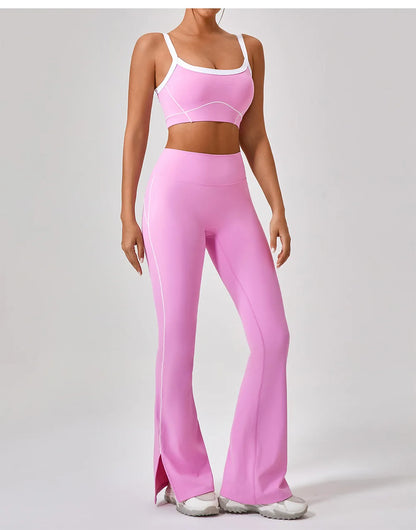 Women's Yoga Sets 2 Piece Set  Sport Bra And   Trousers