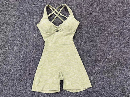 Adjustable double straps, Open back  V shape back design ,Removable pads BODYSUIT