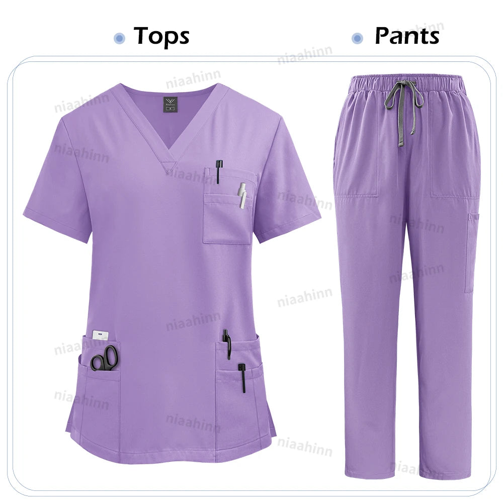 Medical Clothing for Unisex  Tops and Pant Set