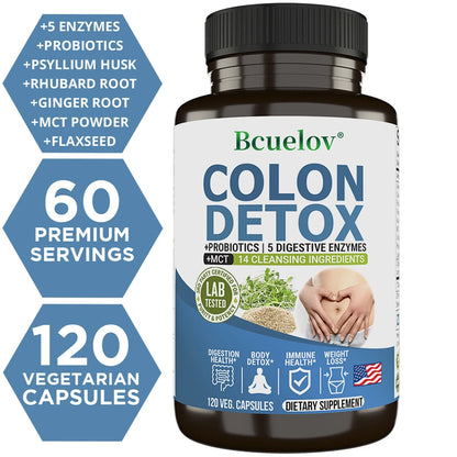 Colon Cleanser Detox Supplements - Bowel Cleansing