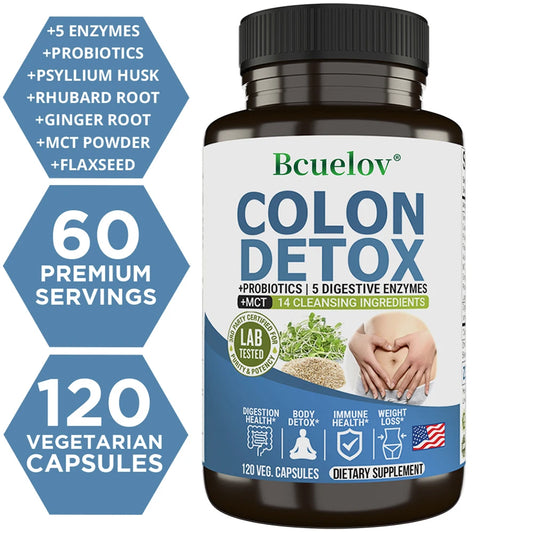 Colon Cleanser Detox Supplements - Bowel Cleansing