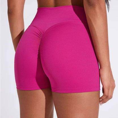 Women's sports shorts high elasticity tight fitting high waist and buttocks
