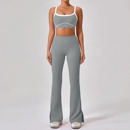 Women's Yoga Sets 2 Piece Set  Sport Bra And   Trousers