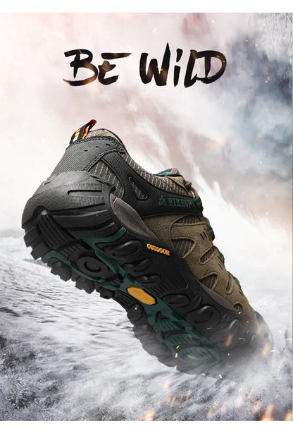 Men's Hiking Shoes Suede Leather Outdoor Wear-resistant