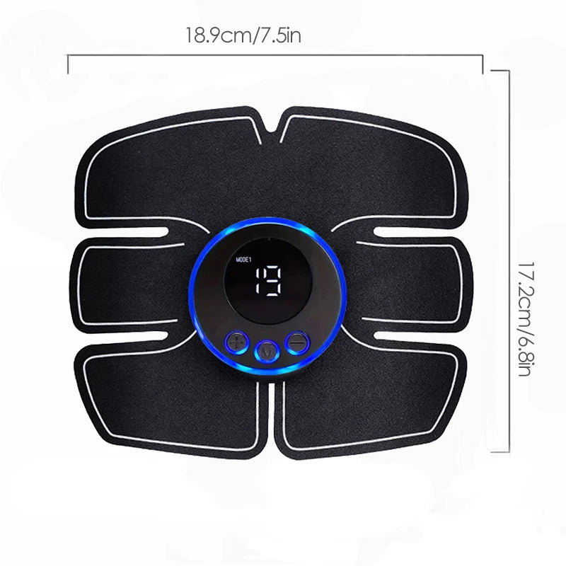 USB Rechargeable Smart Wireless Abdominal Training Electric Body Slimming Massager