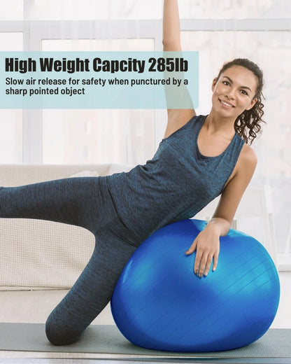 Yoga Ball Workout Ball, Explosion-proof Anti-Slip Stability Ball