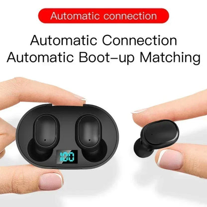 E6S Wireless Bluetooth  Earbuds Noise Cancelling with Microphone