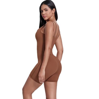 One-piece tight jumpsuit