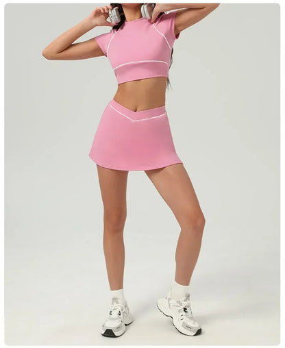 High Waist Quick-drying Backless Skinny Yoga Set