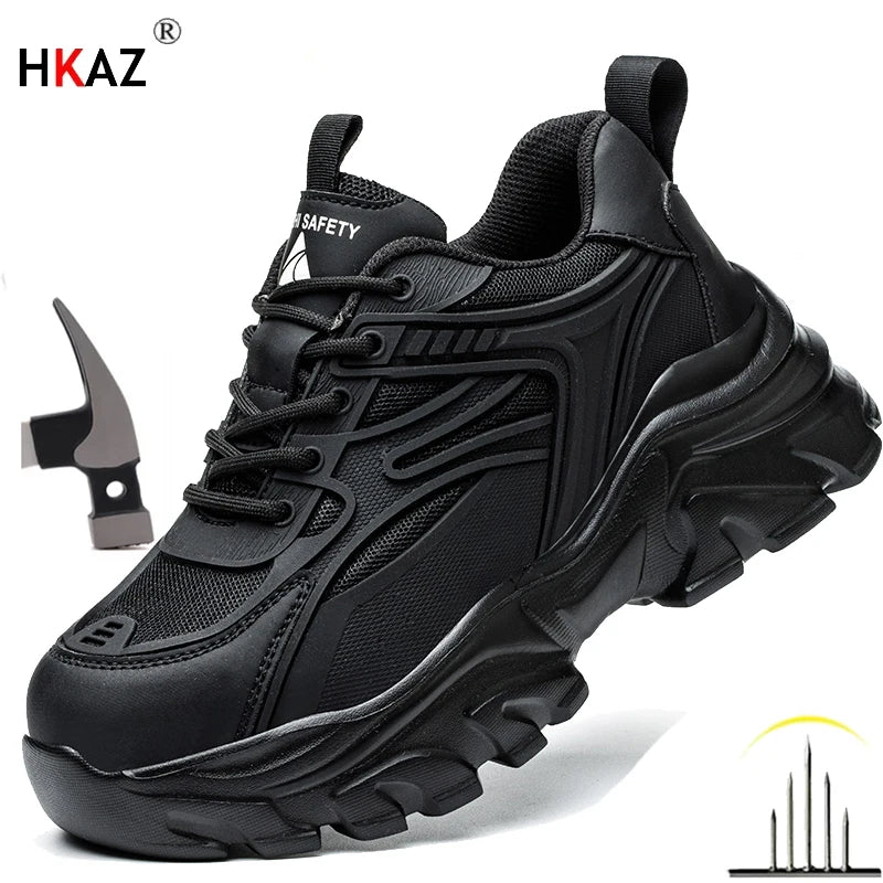 Women Safety Shoes  Steel Toe Puncture Proof