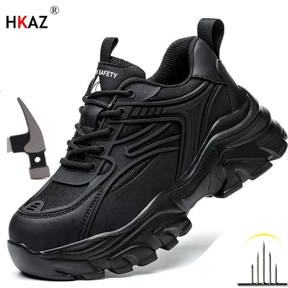 Women Safety Shoes  Steel Toe Puncture Proof