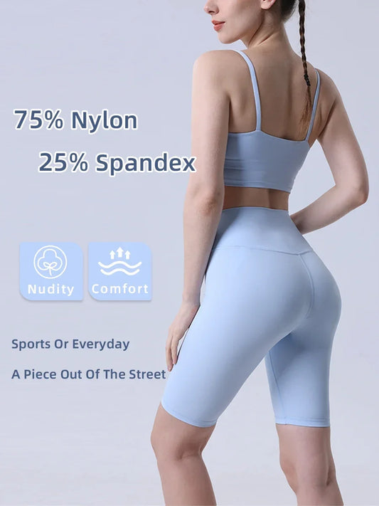2 Piece Set Push Up Sports Bra and Short Leggings