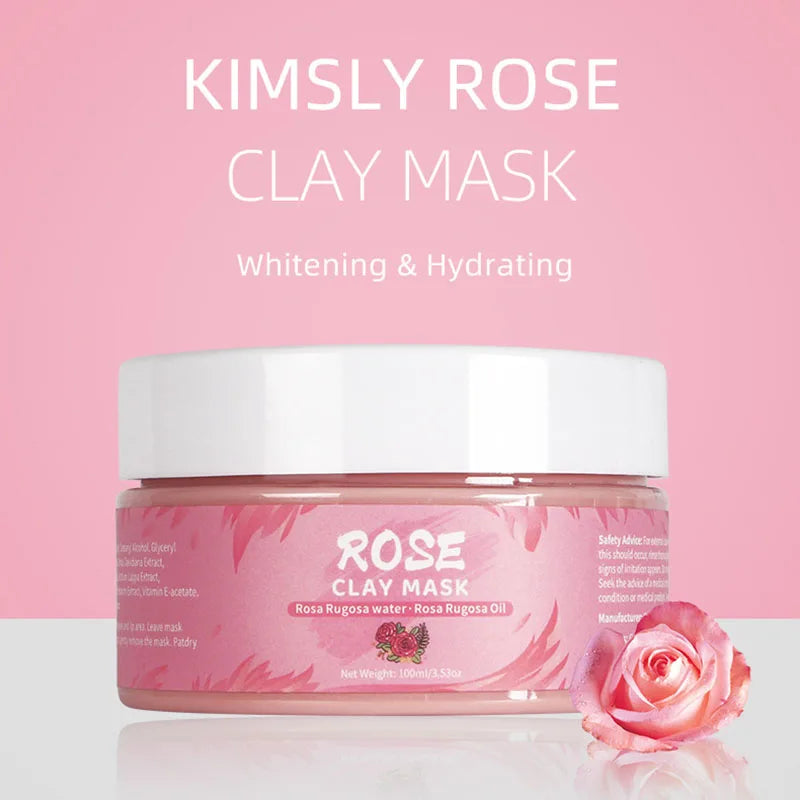 Green Tea Rose Avocado Facial Mask Clay Mud Masks