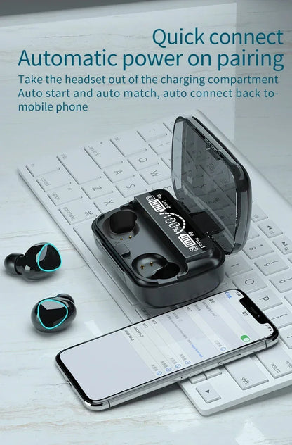 Headphones Bluetooth Wireless  Sports Stereo Noise Canceling Microphone Speaker