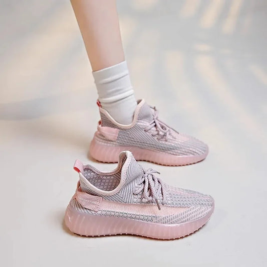 Casual Breathable Women's Soft Sole Versatile Lightweight Running Shoes