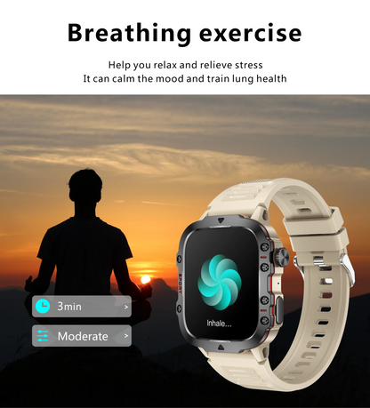 Original Men Smart Watch Bluetooth Call Fitness Clock 3ATM IP68 Swim Waterproof Sports Smartwatch