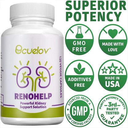 Kidney Supplement for Men and Women, Pure Natural Cleansing & Detoxification
