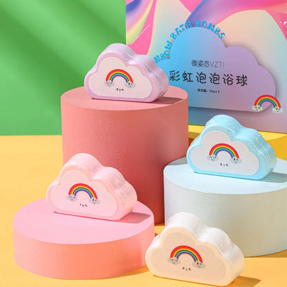 Rainbow cloud bath aromatherapy ball 4-pack